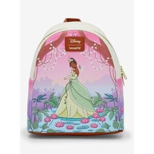 Loungefly Disney The Princess And The Frog Tiana Bayou Sunset Mini Backpack NWT